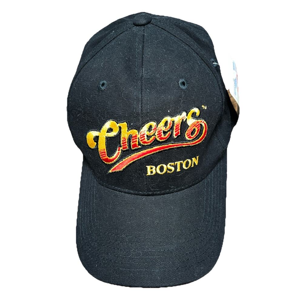 Vintage Cheers Boston Strapback Adjustable Hat Cap TV Show Dad Men Women Black - Picture 3 of 8